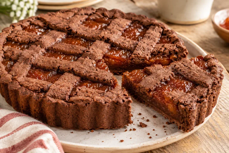 Pastafrola de chocolate y membrillo sin manteca: la receta fácil que queda tierna y deliciosa