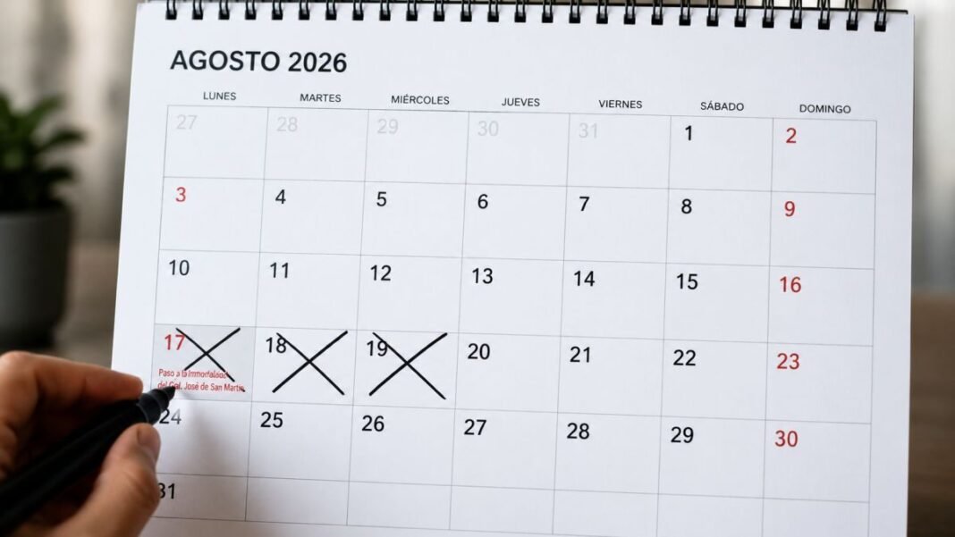 RDE 30 octubre 2026 - El 9 de noviembre será feriado nacional: a quiénes alcanzan los días adicionales El 9 de noviembre será feriado nacional: a quiénes alcanzan los días adicionales