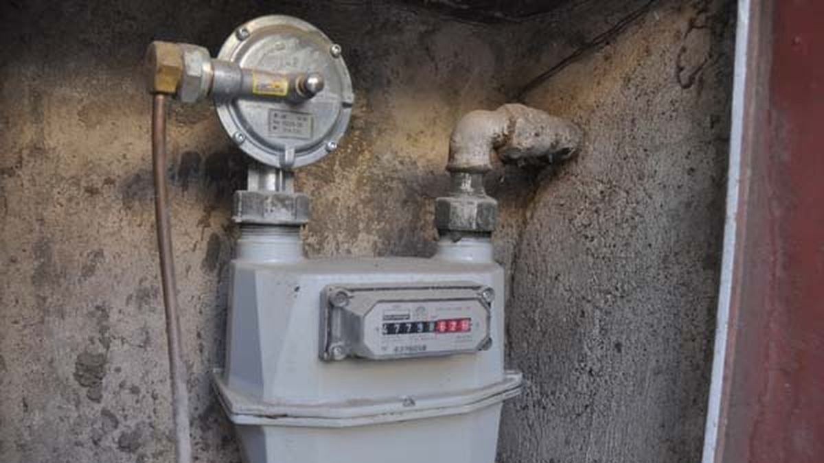 Medidor domiciliario de gas, en una imagen ilustrativa del servicio