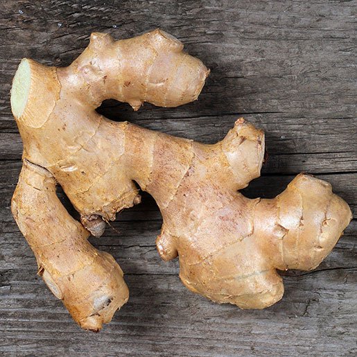 Raíz de jengibre, uno de los ingredientes de la infusión