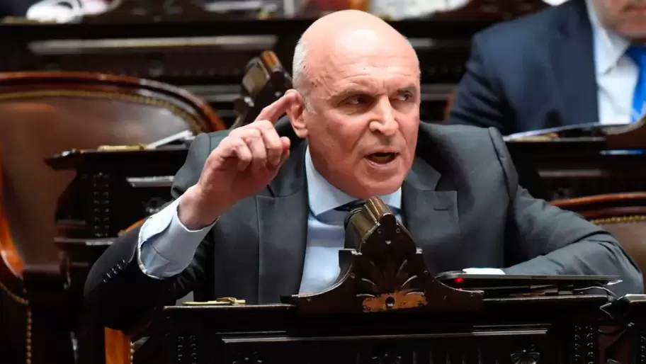 José Luis Espert durante una intervención en la Cámara de Diputados; imagen de archivo
