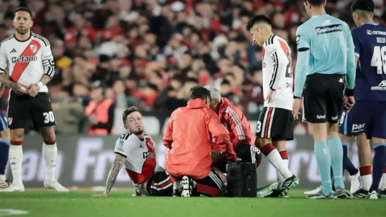 River en alerta: Aníbal Moreno podría perderse el Superclásico ante Boca